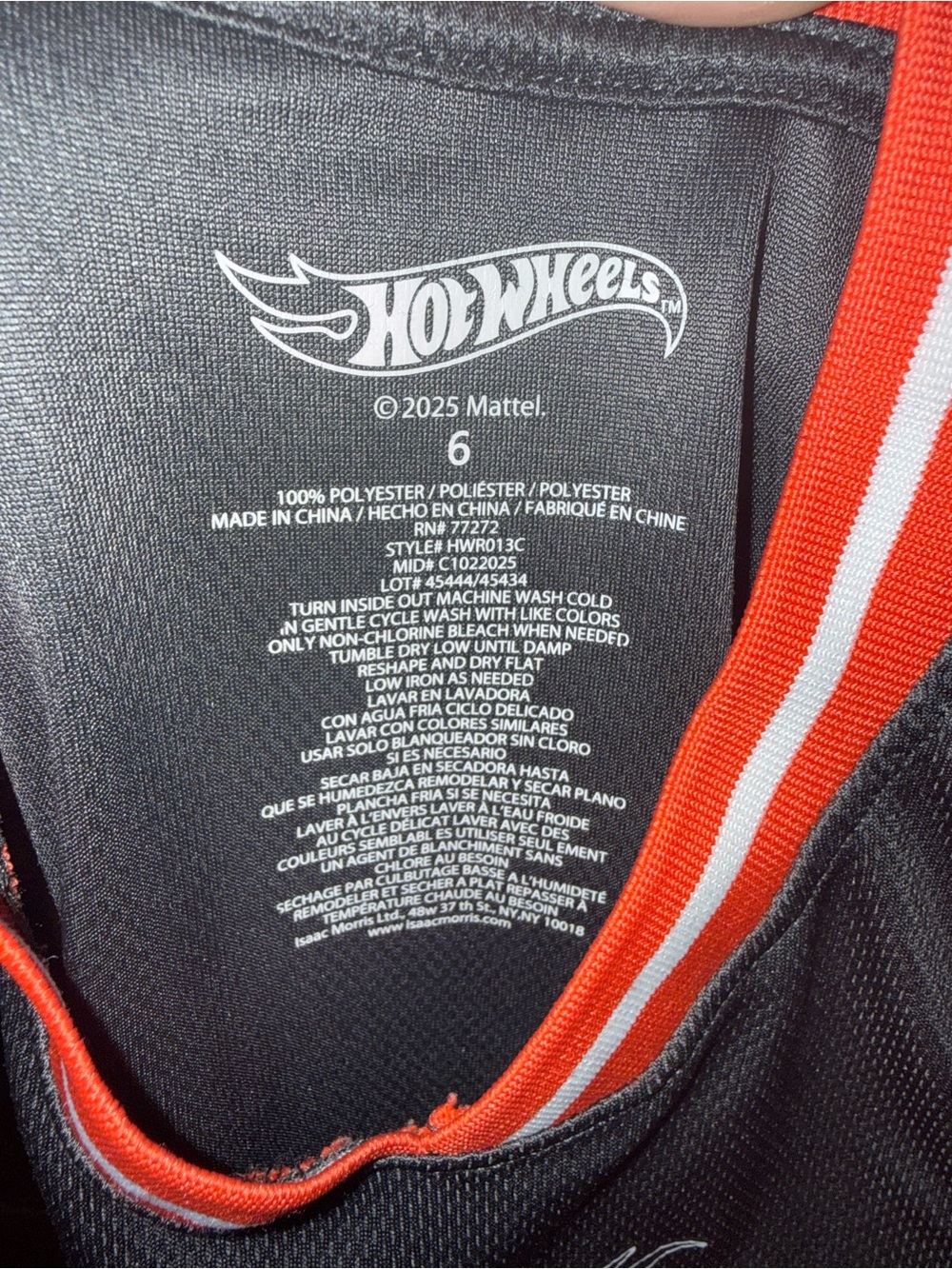 Hot Wheels Tank and Shorts Set Size 6 - Picture 2 of 2